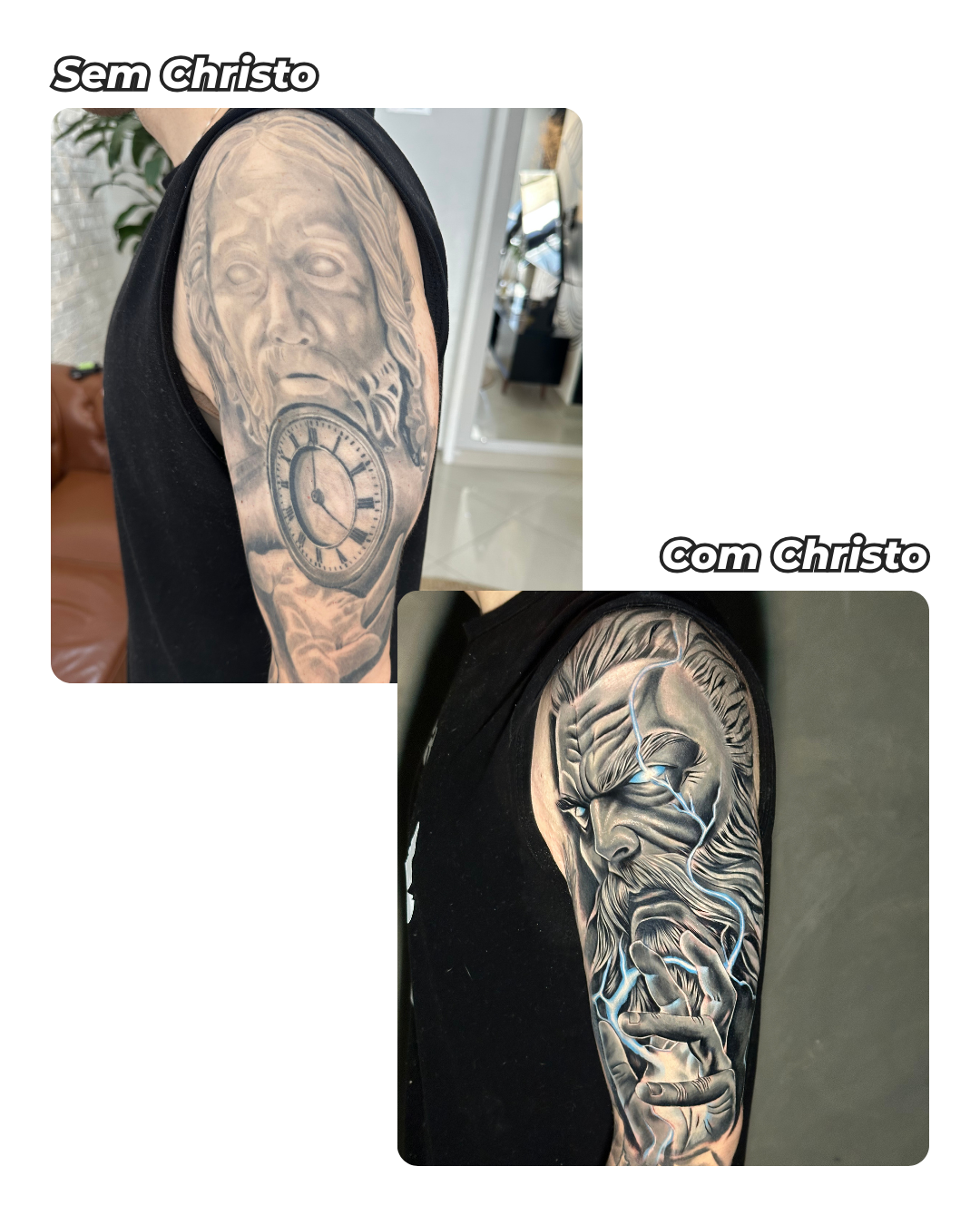 cobertura de tatuagem, cobertura de tatuagem masculina e feminina, cobrir tatuagem no braço, tatuagens cobrir cicatrizes, tatuagem cobertura, reformas de tattoo, Samara christo tattoo - 23